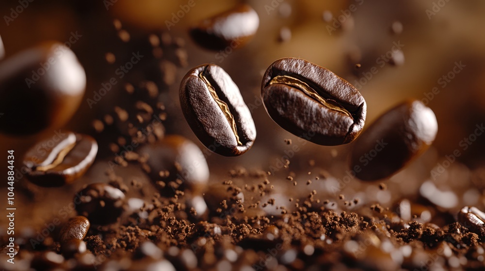 The Floating Coffee Beans The Floating Coffee Beans
