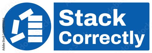 ISO mandatory safety signs text variation_stack correctly_landscape size 1/2 a4,a3,a2,a1