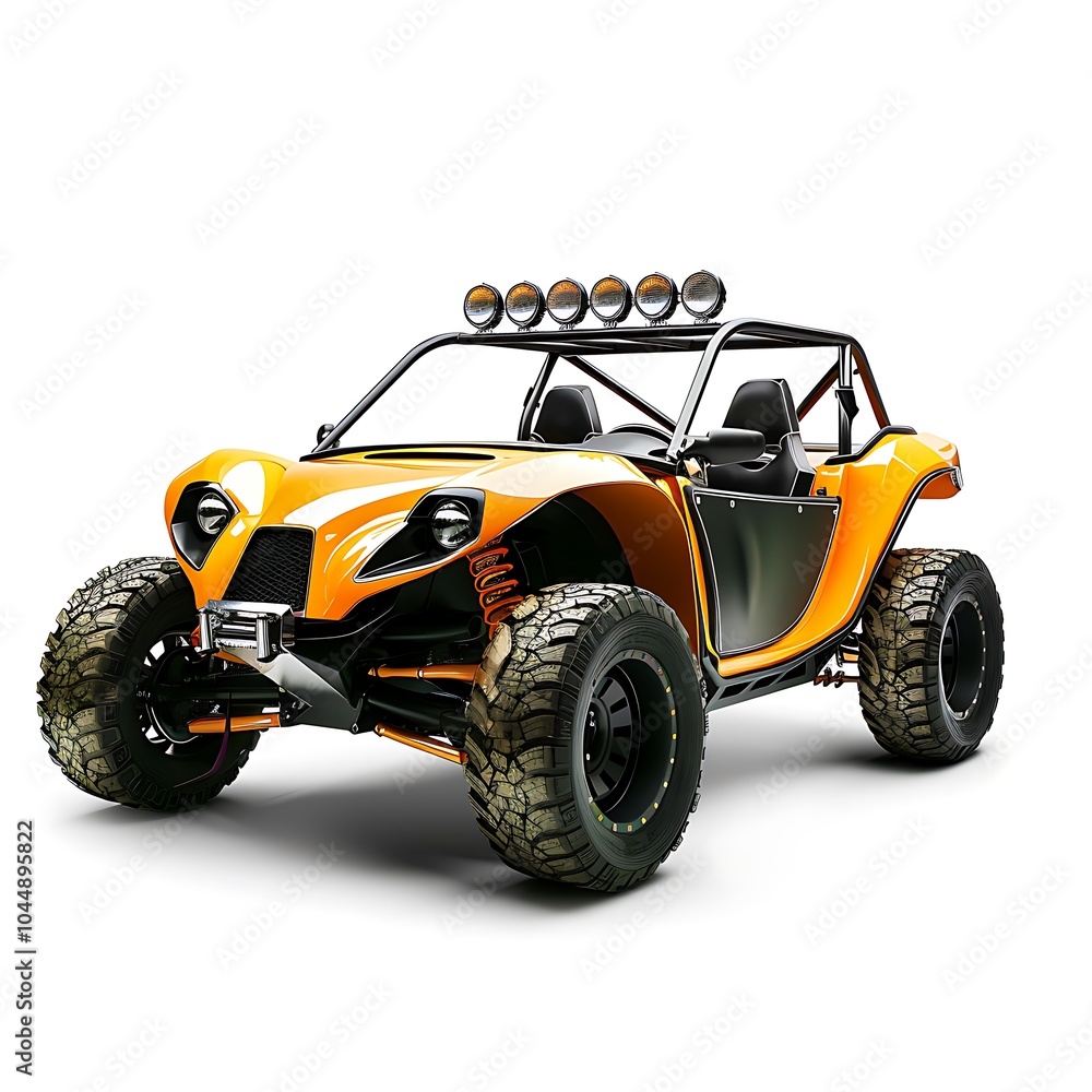 Buggy car isolated on white background Buggy car isolated on white background