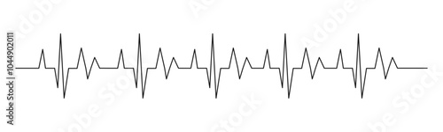 Heart beat cardio rhythm line. ECG EKG electrocardiogram medicine test. Heartbeat pulse. Diagram, monitor curve graph