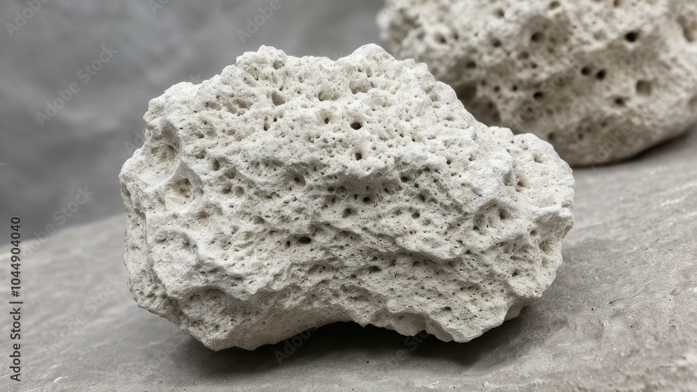 White sepiolite mineral detailed structure photograph. Professional studio lighting revealing intricate fibrous patterns and natural curves. High-resolution mineral macro photography black background White sepiolite mineral detailed structure photograph. Professional studio lighting revealing intricate fibrous patterns and natural curves. High-resolution mineral macro photography black background