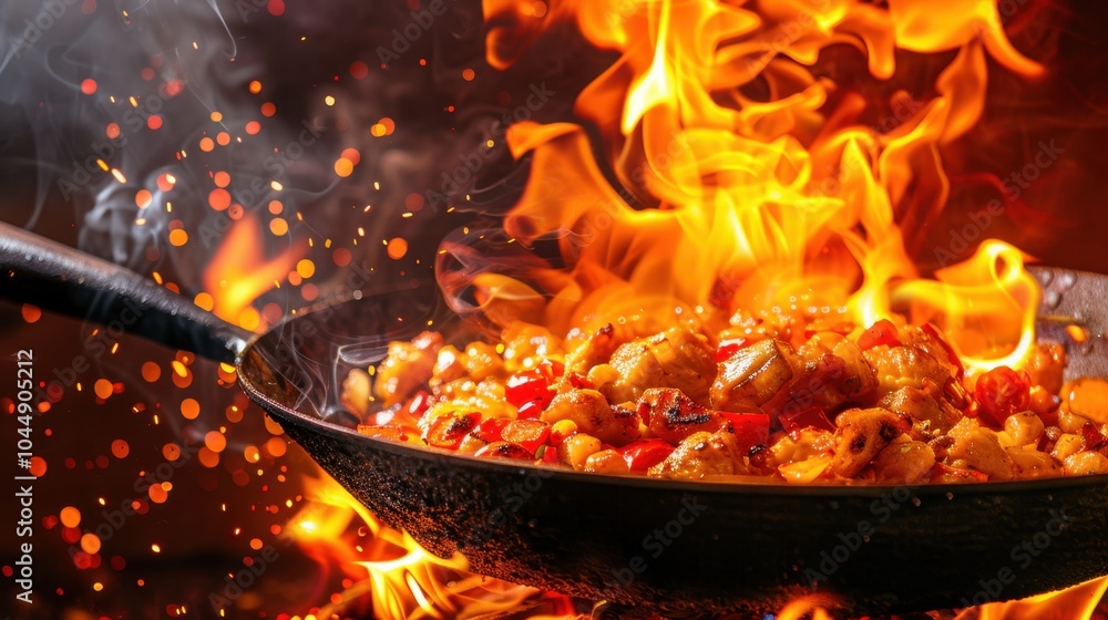 Sizzle: The sound of food cooking at high heat, sizzle releases mouthwatering aromas that tantalize the senses and create excitement in the kitchen.
Sizzle: The sound of food cooking at high heat, sizzle releases mouthwatering aromas that tantalize the senses and create excitement in the kitchen.