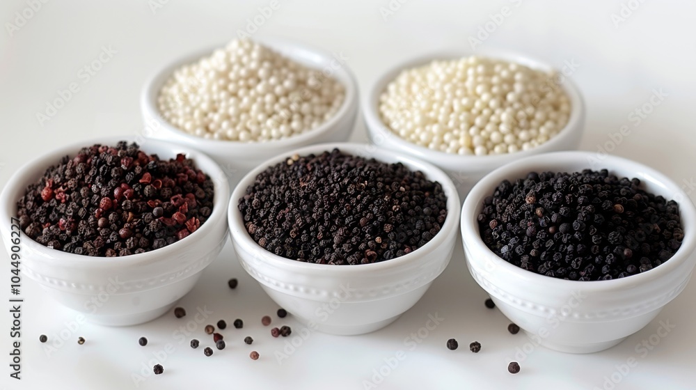 Pepper: This common spice comes in black, white, and red forms, providing heat and aroma that elevate the flavor of a wide range of dishes.
Pepper: This common spice comes in black, white, and red forms, providing heat and aroma that elevate the flavor of a wide range of dishes.
