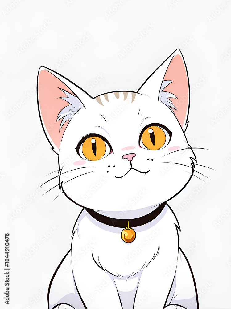 Obraz premium cartoon style, Close-up of Suphalak (Animal), isolated on a white background