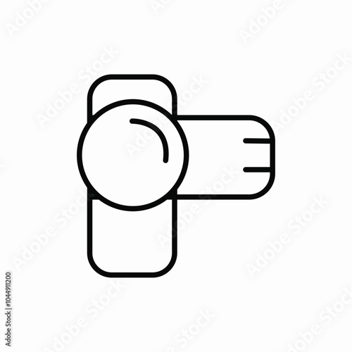 video camera icon sign vector