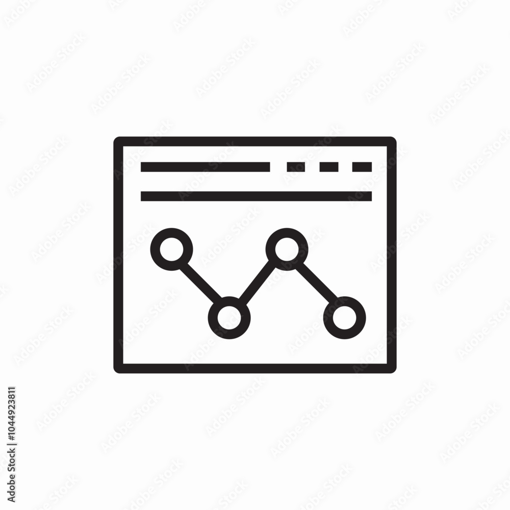web analytics icon sign vector web analytics icon sign vector