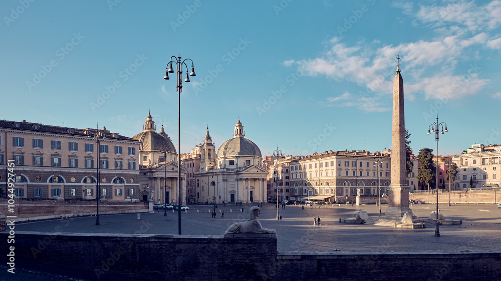 Obraz premium Piazza del Popolo in Rome, Italy