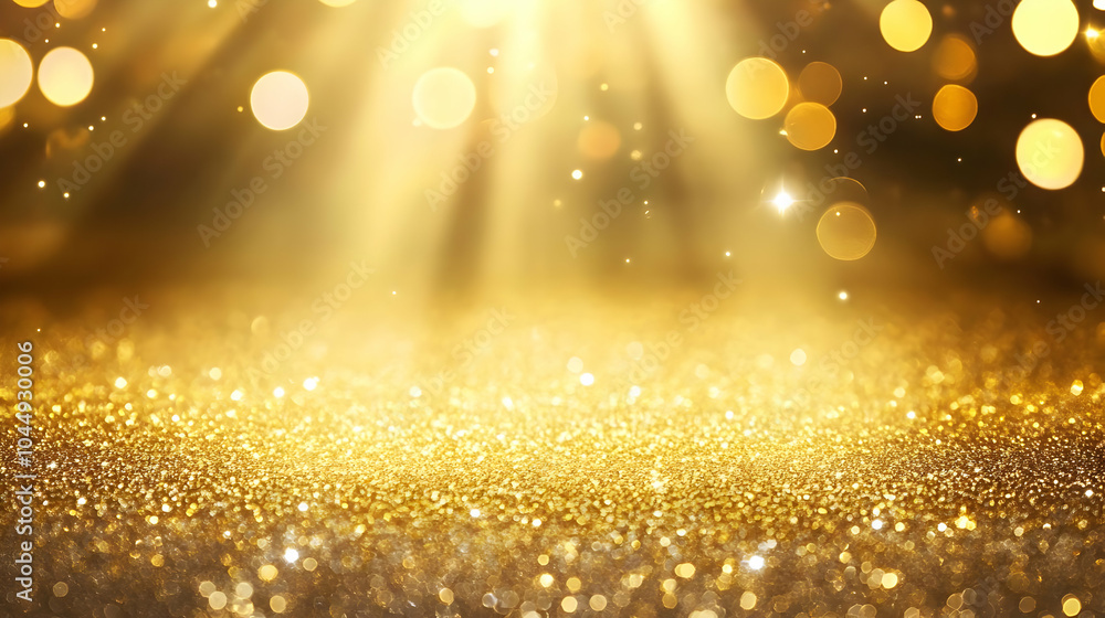 Golden Glitter Abstract Background Golden Glitter Abstract Background