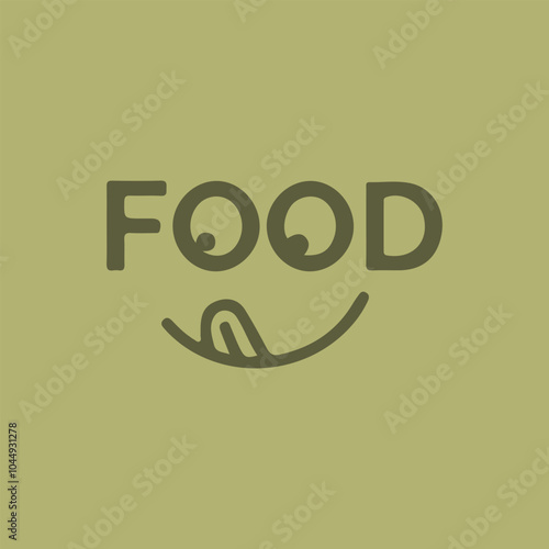 real estate vector food sign logo design template