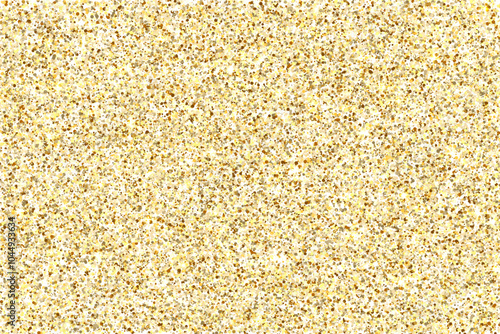 Gold glitter vector festive background. Gold glittering holiday texture. File contains layers: background, glitter and sparkles. EPS 10