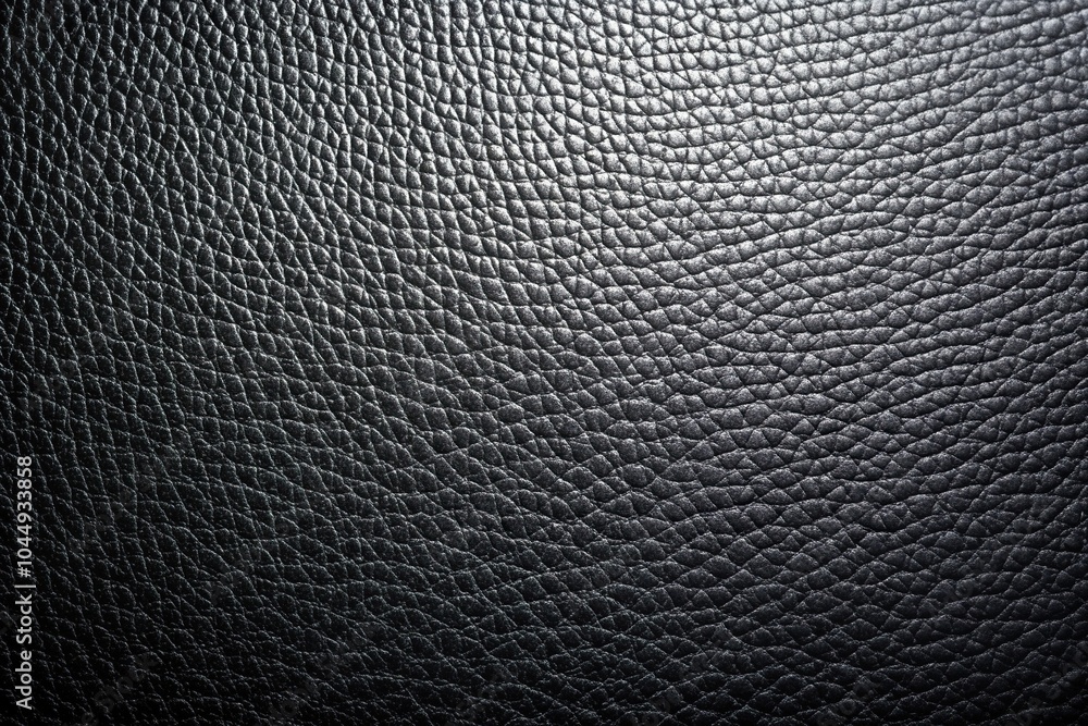 Sleek black leather background with modern aesthetic Sleek black leather background with modern aesthetic