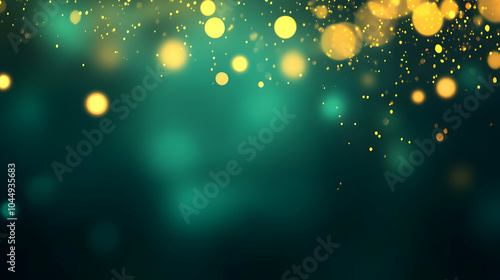 Abstract Green and Gold Bok...