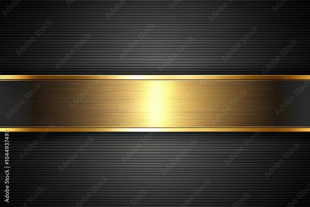 Sleek black watch with golden details Sleek black watch with golden details