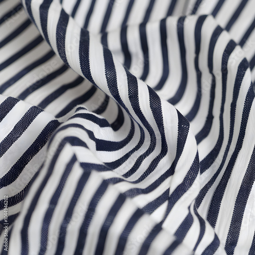 Nautical Stripe Navy tissue. photo