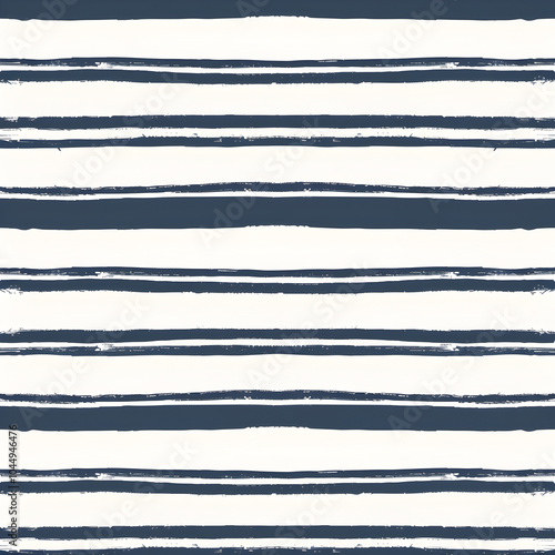 Illustration of Nautical Stripe Navy.