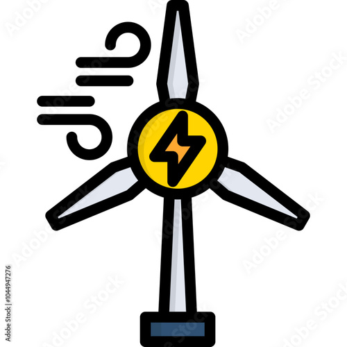 Wind Energy Icon