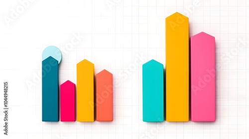 Free Download Bright and Modern Data Visualization with Combination of Multi Line and Bar Charts Displaying Detailed Financial and Business Analytics on a White Background with Grid Lines - GFXLoad