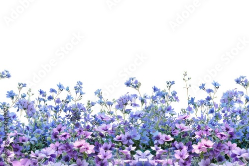 Vibrant floral border illustration photo