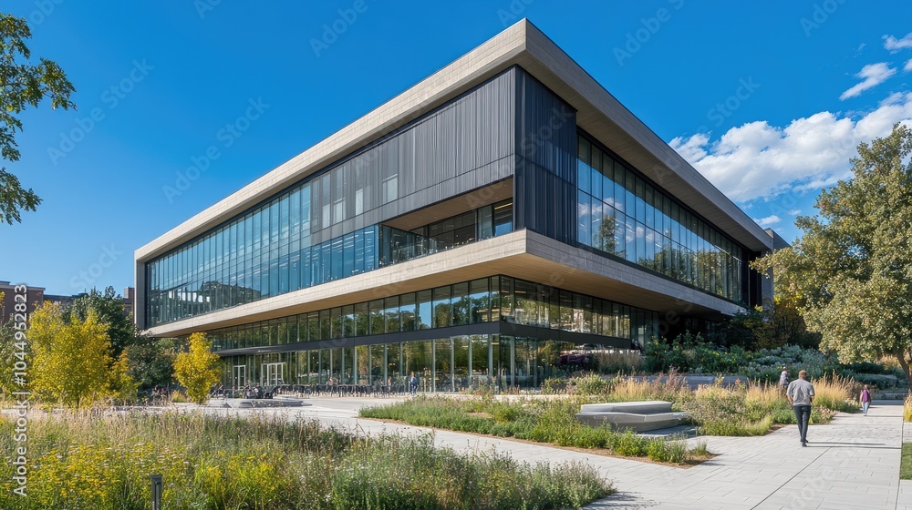 Modern Architectural Design of Urban Building Modern Architectural Design of Urban Building
