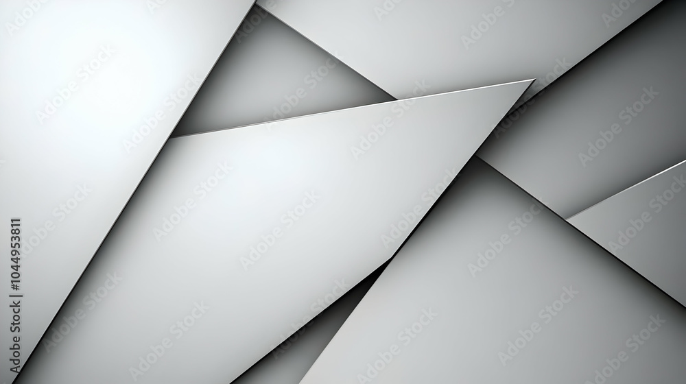 Abstract Background with Grey Geometric Shapes Abstract Background with Grey Geometric Shapes