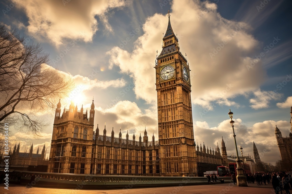 Fototapeta premium Tower of Big Ben tower architecture building.