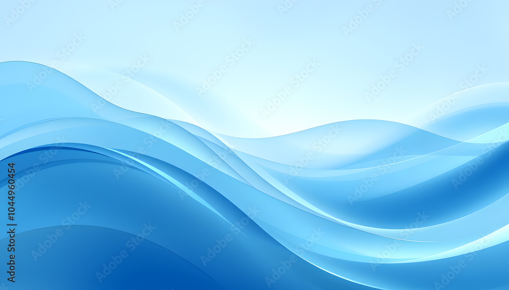 Minimalist Abstract Wave Lines Background.