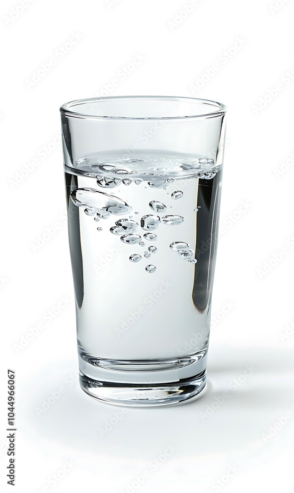 Glass of water isolated on white background Glass of water isolated on white background