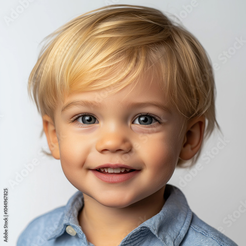 2 Year Old Child Isolated