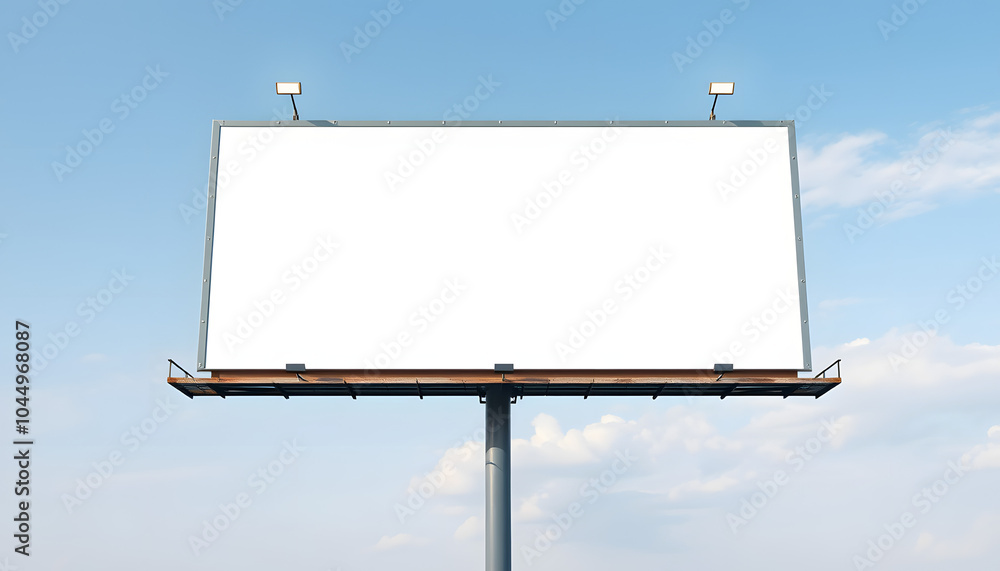 billboard mockup isolated with white highlights, png billboard mockup isolated with white highlights, png
