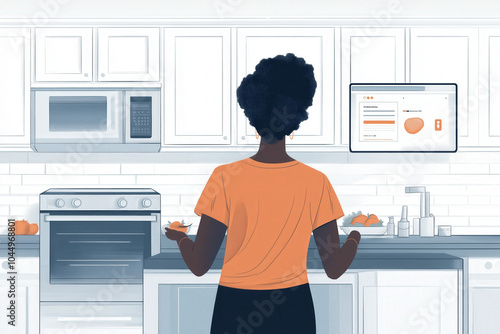 A Modern Kitchen Equipped W...