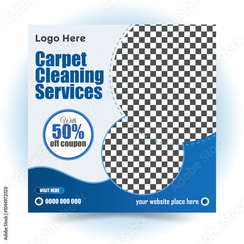 Advertising square Social media post and promotion ads discount banner vector template design.