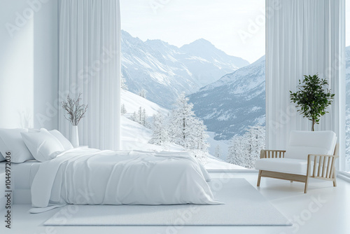Minimalist Hotel Room Featu...
