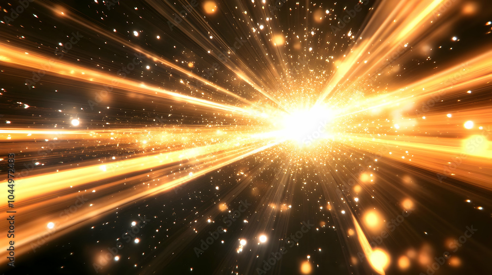 Golden Light Rays Abstract Background Golden Light Rays Abstract Background