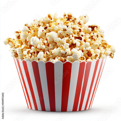 Popcorn Bowl Isolated
