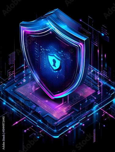 Cyber ​​security and data protection, internet network security, protect business and financial transaction data from cyber attack, user private data security encryption