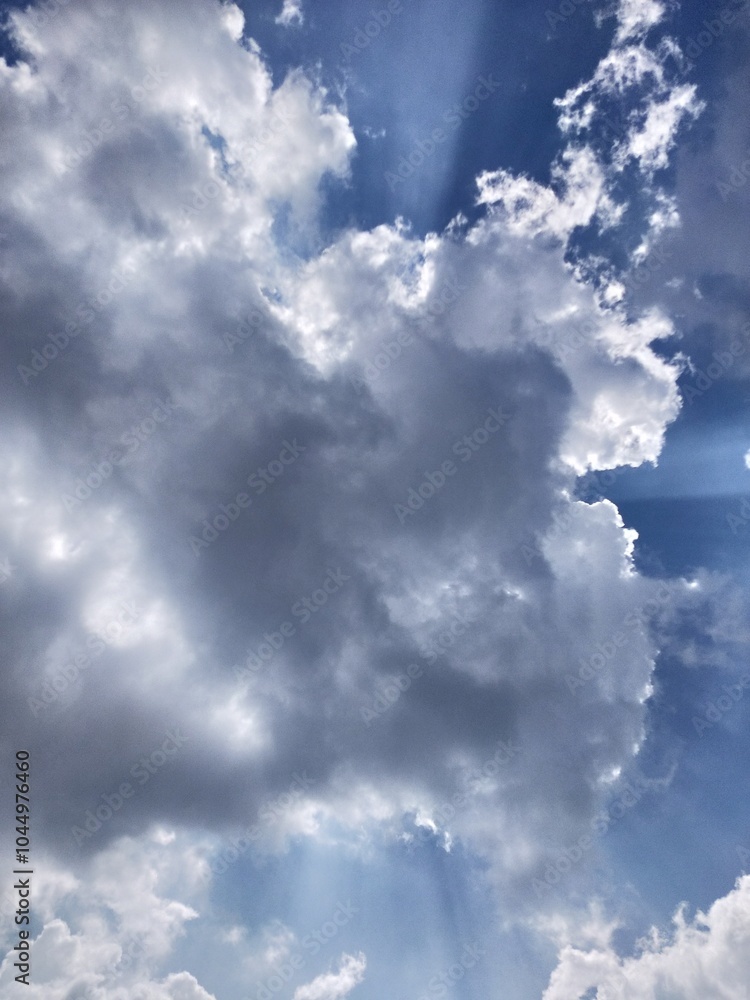 Obraz premium blue sky with clouds