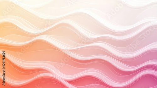 Gradient background with wavy lines texture in pastel tint