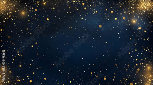 Gold Glitter Abstract Background