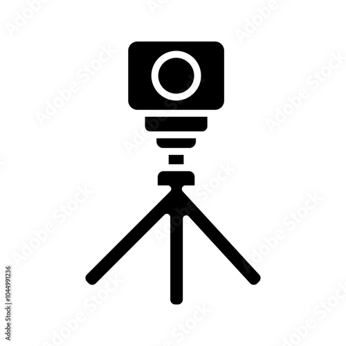 Speed Camera glyph icon