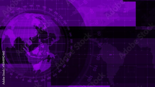 News background image, Earth technology news background, Digital news background