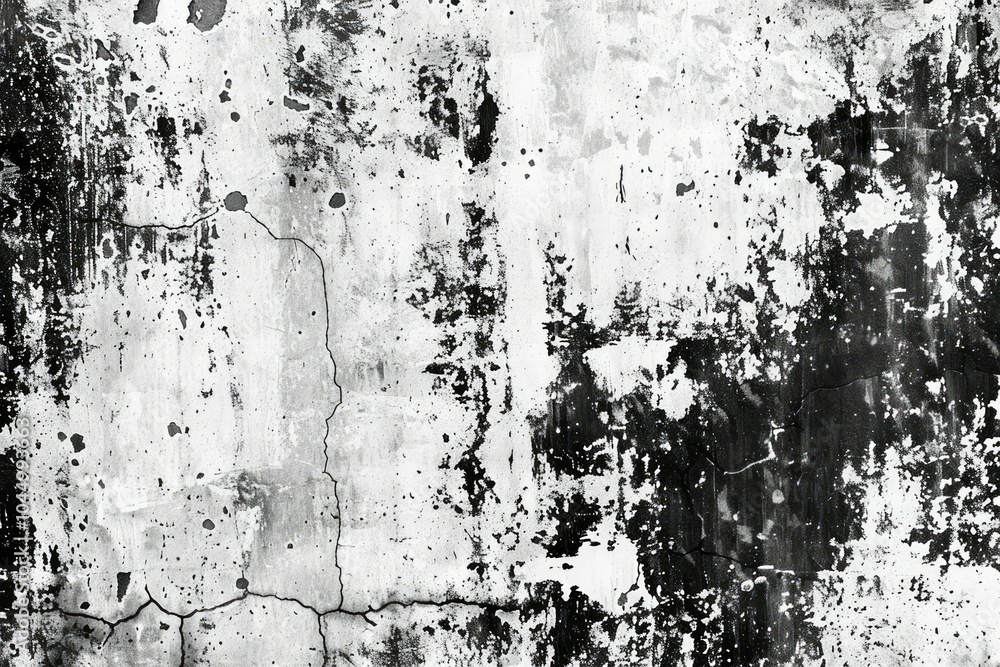 Fototapeta premium Photo of Toned grungy old plaster surface. Background texture for backdrops or mapping