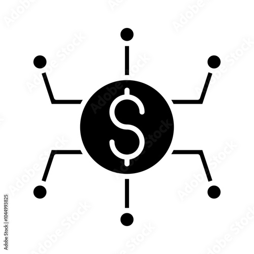 Digital Currency glyph icon