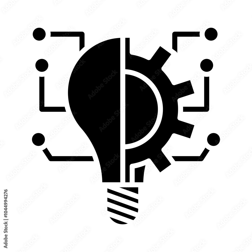 Digital Innovation glyph icon Digital Innovation glyph icon
