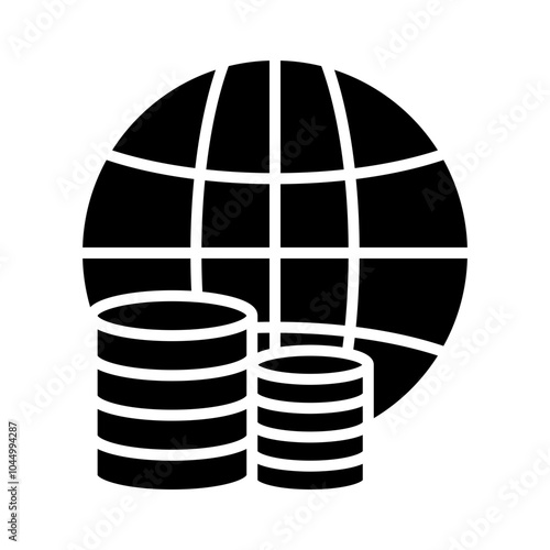 Virtual Economy glyph icon