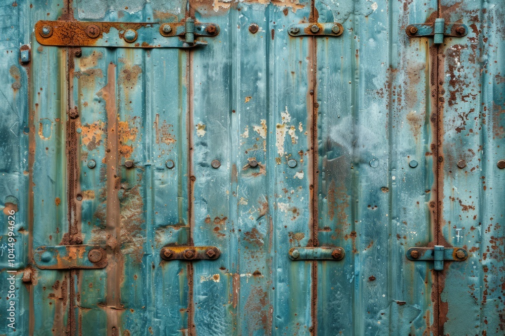Photo of Old industrial metal fence or gate. Background texture for backdrops or mapping Photo of Old industrial metal fence or gate. Background texture for backdrops or mapping