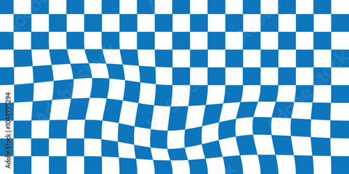 Checkered background or checkerboard pattern, vector seamless chess board with square black and white checker texture