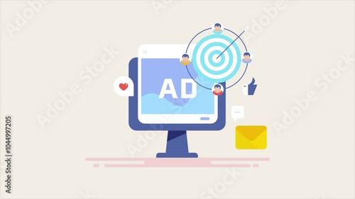 Wallpaper Mural Target online audience and accomplish business objective branding, engagement and sales conversion with social media advertising campaign conceptual video animation. Torontodigital.ca