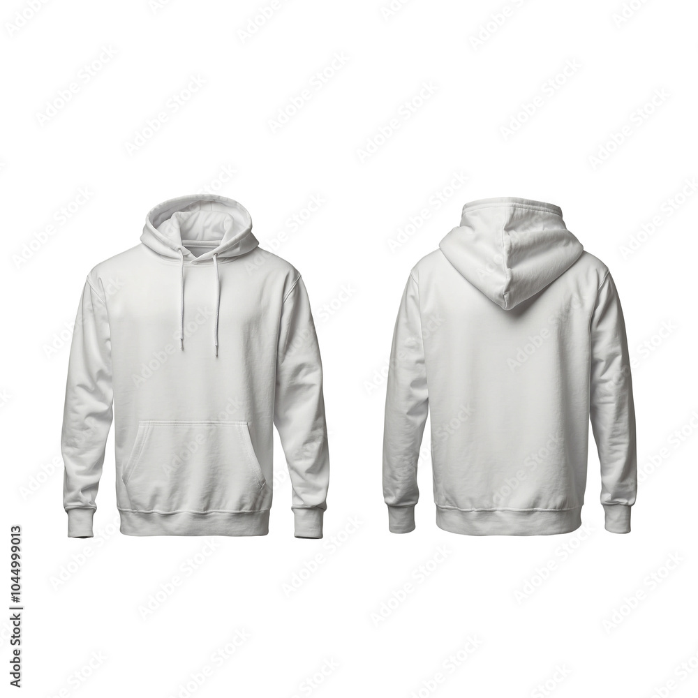 Set of Blank hoodie mockup on transparent background PNG Generative AI Set of Blank hoodie mockup on transparent background PNG Generative AI