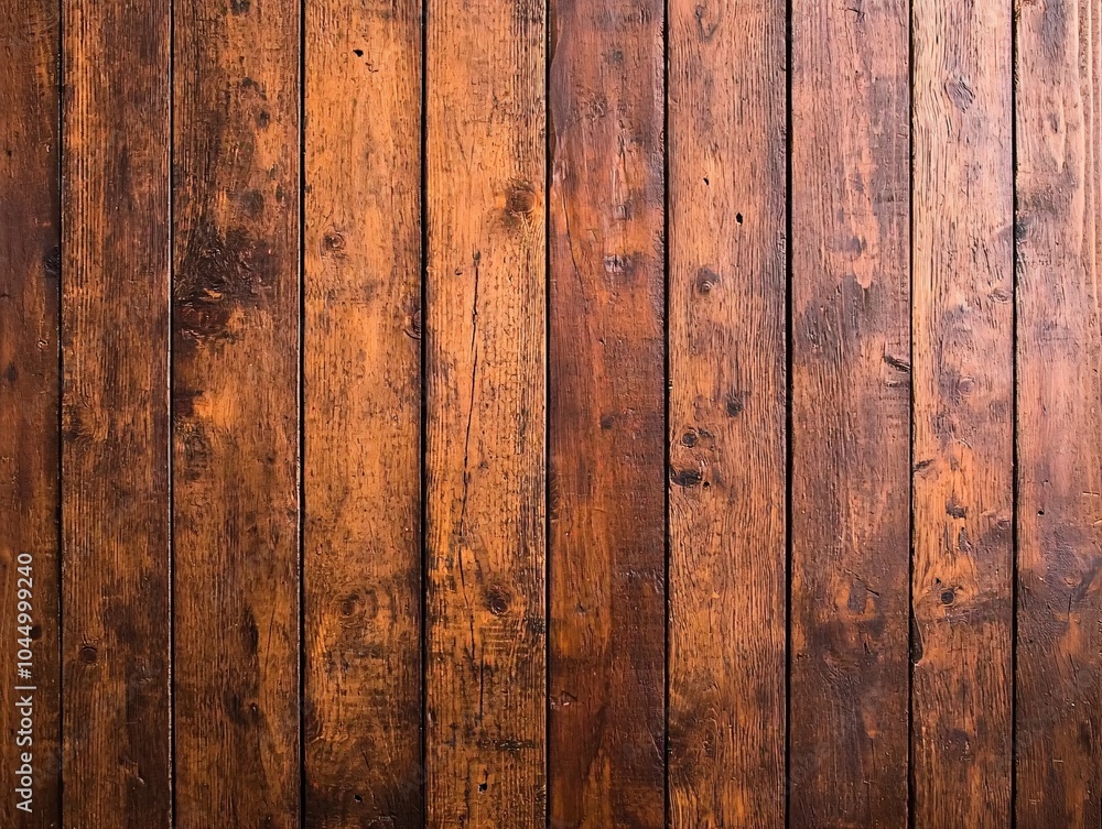 Obraz premium Richly textured wooden floor planks an elegant addition to any interior design with warmth and character