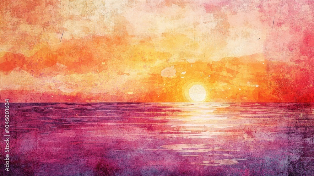 Sunset tones reflecting on water blending into a textured background for a tropical wallpaper Sunset tones reflecting on water blending into a textured background for a tropical wallpaper